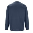 thumbnail image 4 of Dovford Mens Corduroy Shirt with Elbow Patches Button Up Mock Neck Long Sleeve Sweaters Casual Polo Sweatshirts No Hood, 4 of 5