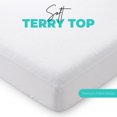 thumbnail image 2 of Beddora Queen Mattress Protector Waterproof, 200 GSM Terry Mattress Cover, Breathable Fitted Bed Protector with 17 Inch Deep Pocket, White, 2 of 7