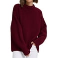 thumbnail image 3 of PRETTYGARDEN Womens Sweaters Fall Trendy Casual Crewneck Long Sleeve Cozy Knit Pullover Sweater Tops Winter Clothing, 3 of 9