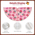thumbnail image 3 of Sikiie Haear Strawberry Nativity Christmas Tree Skirt, Jesus Christian Winter Holiday Tree Mat Decoration(30-48IN), 3 of 6
