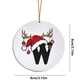 thumbnail image 3 of Adornos navideños, adornos navideños, regalos navideños, adorno con nombre y letra, adorno con inicial familiar, adorno personalizado, adorno navideño con nombre familiar, etiqueta acrílica para regal, 3 of 9