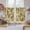 Off-White, variant on Orange Lemons Kitchen Curtains 45 Inch Length, Summer Botanical Checkered Farmhouse Tiers Curtains for Bathroom Bedroom Cafe, Light Filtering Small Window Treatment Short Drapes 2 Panels 42"Wx45"L