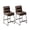 Brown, variant on Roundhill Furniture Milos Upholstered 26-inch Counter Height Stools, Set of 2