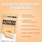 Clean Simple Eats Protein Powder Coconut Cream - 1 Stick (xylitol free)