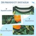 thumbnail image 2 of FORMRS Boys Rash Guard with Short Sleeves UPF 50+ Swim Shirts Sizes 3-12T, Orange Tree Pattern, 2 of 6