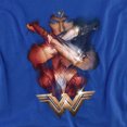 thumbnail image 2 of Wonder Woman Movie Arms Crossed Women's T Shirt, Royal, Large, 2 of 6