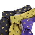 thumbnail image 6 of Fleur De Lis Classic and Traditional Tie for Men, 6 of 7