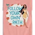 thumbnail image 3 of Disney Princess - Pocahontas Follow Your Own Path - Girls Fitted Short Sleeve T-Shirt, 3 of 5
