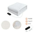 thumbnail image 1 of King Size Electric Heated Mattress Pad 9 Heat Levels Auto Off Dual Control 130*188cm, 1 of 9
