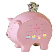 My Bambino Asymmetrical Pig Piggy Banks & Money Jars Pink/Yellow