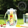 thumbnail image 5 of Homeries Fruit Infuser Water Pitcher with 3 Tubs (2.9 Quart / 93 Oz) – Shatterproof Acrylic Infusion Jug for Iced Tea Juice Beverages Water Lemon Fruit & Herbs – BPA Free, 5 of 7