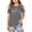 Grey, variant on XEGLSBU Shirts for Girls 14-16 Children Kids Girls Short Sleeve Cold Shoulder T Shirts Kids Summer Oversized Tops Casual Crewneck Basic Tees Purple Size 11-12 Years