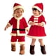 thumbnail image 4 of 2022 Nuevo disfraz navideño para niños Papá Noel Niño Bebé Ropa navideña roja Conjunto de vestido rojo de fiesta Sombrero incluido Vestido navideño, 4 of 4