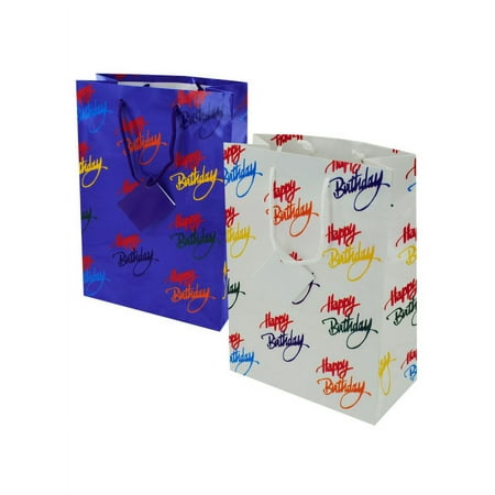 Birthday Medium Gift Bag, 24 Count