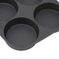 thumbnail image 4 of 4 Cup Egg Pan with Wooden Handle for Breakfast, Pancakes, Omelets, 4 of 4