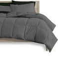 thumbnail image 2 of Bare Home Microfiber 8-Piece Gray and Black Bed in a Bag, Split King, 2 of 5