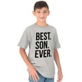 thumbnail image 4 of Best Son Ever Relatives Family Boys Kids T Shirt Tees Tops Teen Brisco Brands S, 4 of 6