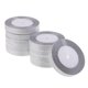 thumbnail image 1 of 10 rollos de cinta para manualidades de 250 yardas, para coser, para decorar tartas de boda, color plateado, 15 mm Plata 15mm, 1 of 8
