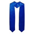 thumbnail image 2 of UJNDER Casual Solid Color Senior Year Ribbon Scarf Stylish Accessory for Every Occasion Graduation Blue, 2 of 5