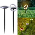 thumbnail image 2 of Luces LED solares para exteriores, lámpara impermeable para césped, iluminación hacia arriba y hacia abajo, paisaje, patio, camino, valla, decoración de iluminación de calle, 2 of 4