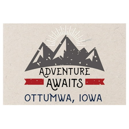 

Ottumwa Iowa Souvenir 2x3 Inch Fridge Magnet Adventure Awaits Design