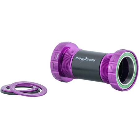 Cane Creek Hellbender 70 Bottom Bracket - English, For 30mm Spindle, Purple