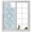 Blue, variant on Grey Daisy Flower Window Privacy Film, Farmhouse Floral Summer Country Frosted Glass Window Clings Static Cling UV Heat Blocking Reusable Door Sticker for Bathroom 23.6 x 59 Inch