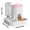 Pink, variant on Cat Feeder and Water Dispenser, Automatic Cat Feeder and Water, Automatic Pet Feeder Modern Automatic Dog Water Dispenser with Integrated Food Basin Pet Hydration Solution Easy Cleaning