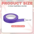 thumbnail image 2 of 1 Inch x 275 Yards Painters Tape, Adhesive Masking Tape Paint Tapes for Wall Painting DIY Artist Craft Arts Decoration Labeling, Purple, 2 of 6
