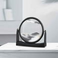 thumbnail image 2 of GUOOL 3D Picture, 360 degree Rotation Desk Creative Ornament Craft Flowing Sand Black, 2 of 7