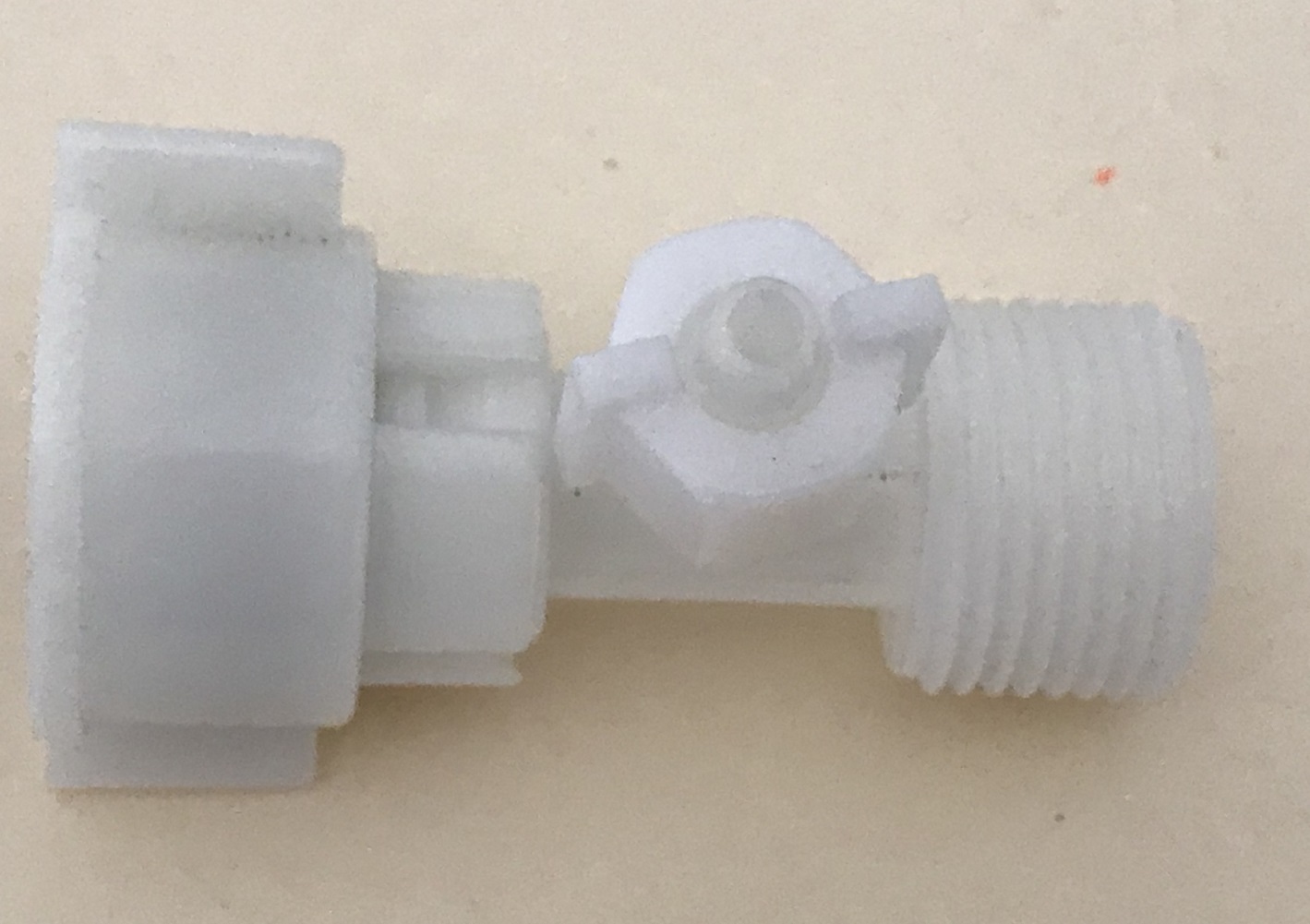7/8 inch Female, 7/8 inch Male Nylon Bidet T-Adapter for Bidet Water Connection 1/4 or 3/8 inch Hose (2- pack 7/8-inch Bidet Connector, 2, Count)