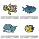 thumbnail image 4 of 14 piezas/lote de pegatinas bordadas de animales marinos para ropa, parches termoadhesivos para tela, moda, versátiles, para jeans, bricolaje, reparación de agujeros, respaldo adhesivo, 4 of 4