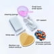 thumbnail image 5 of Juego de mosaicos para San Valentín | Kit de manualidades para posavasos de madera con mosaicos de colores variados y herramientas completas | Incluye pegamento de 6 ml, 5 of 5