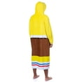 thumbnail image 6 of SpongeBob SquarePants Costume Adult Fleece Oversized Blanket Hoodie Sleeper Pullover Pajama Loungewear, 6 of 7