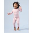 thumbnail image 5 of Little Star Organic Baby & Toddler Girl 4 Pc Long Sleeve & Long Pant Pajamas, Size 9 Months - 5T, 5 of 17