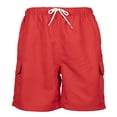 thumbnail image 1 of Traje de Baño Deportivo Wilson para Hombre Tipo Cargo Bolsas Laterales Jareta Ajustable Color Rojo Talla M, 1 of 1