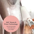 thumbnail image 3 of Steam Stylist Press Iron Steamer Steam Iron for Quick Wrinkle Removal Quality Creasing and Pressing Made Easy US Plug, 3 of 5