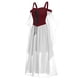 thumbnail image 3 of ICHUANYI Clearance Women Plus Size Solid Cold Shoulder Sleeve Lace Up Halloween Dress(Red, XXL) ICHUANYI WER2023081013144, 3 of 5