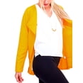 thumbnail image 3 of Luxtrada Women's Blazer Suit Open Front Cardigan Long Sleeve Fitted Jacket Casual Office Blazers (Yellow,2XL), 3 of 10
