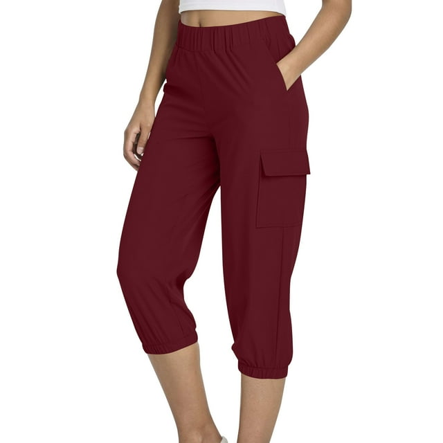 Hauts à Enfiler pour Femmes Printemps Automne Vêtements 2025 Manches Longues Chemises Tendance Col Rond Ample Festival Hauts Femmes Couleur Unie Randonnée et Jogging Pantalons de Travail Multi-Poches Grandes Tailles pour Femmes Été