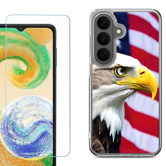 Phone Case for Samsung Galaxy A37 5G, with Screen Protector, by OneToughShield - Eagle