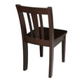 thumbnail image 3 of International Concepts Indoor Wood Kids San Remo Chairs in Rich Mocha - Set of 2, 3 of 13