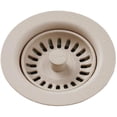 thumbnail image 1 of Elkay LKQS35PT Polymer Drain Fitting with Removable Basket Strainer & Rubber Stopper - Putty, 1 of 2