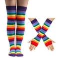 thumbnail image 4 of hwoehyo Women Purple Socks, Women Thigh High ,1 Pair, 4 of 7