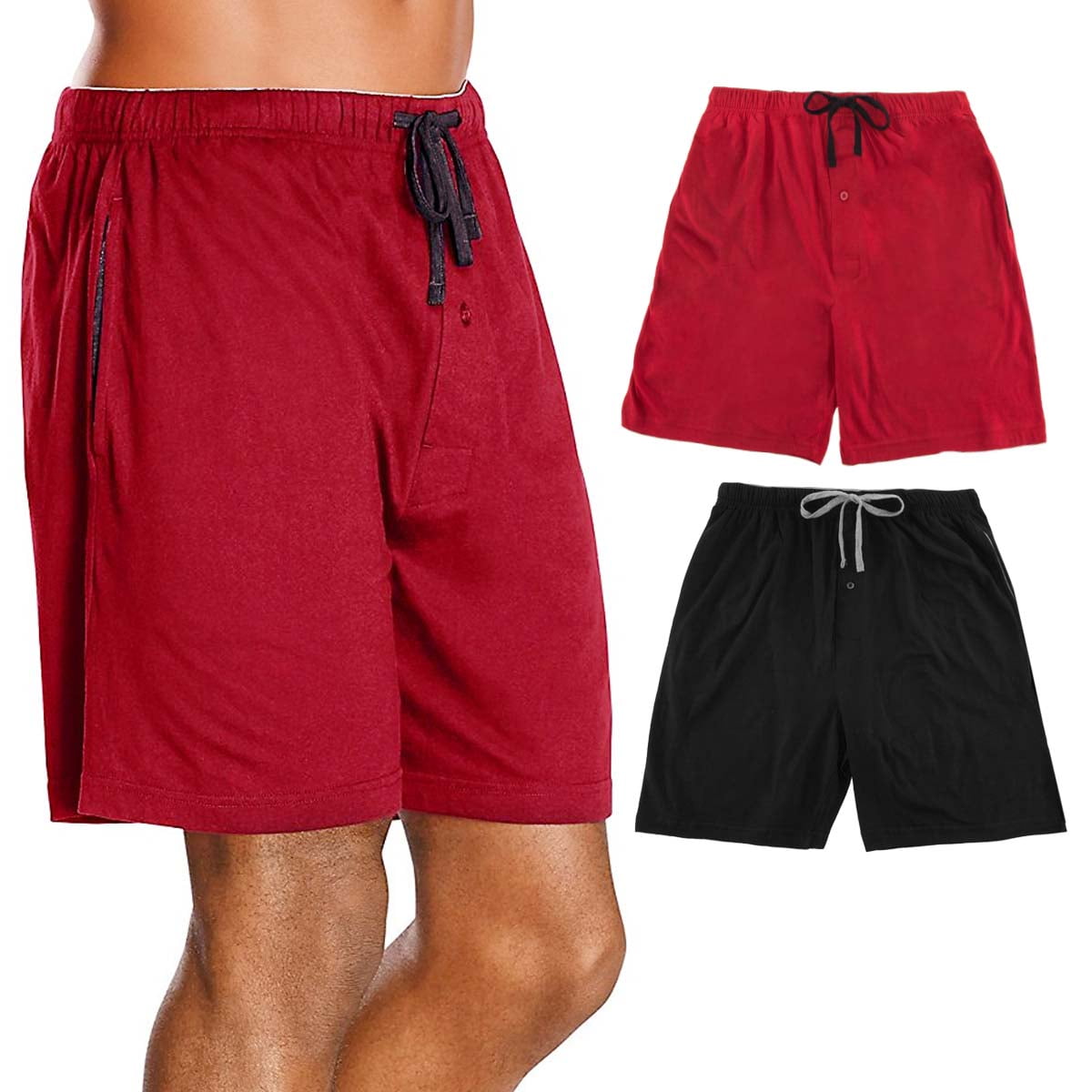 hanes men's lounge shorts