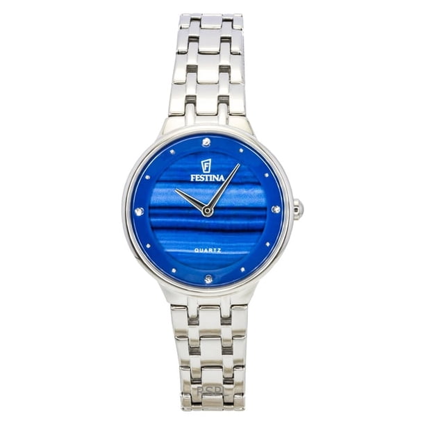 Festina Reloj Mademoiselle de Acero Inoxidable con Esfera Azul de Cuarzo F20600-A para Mujer