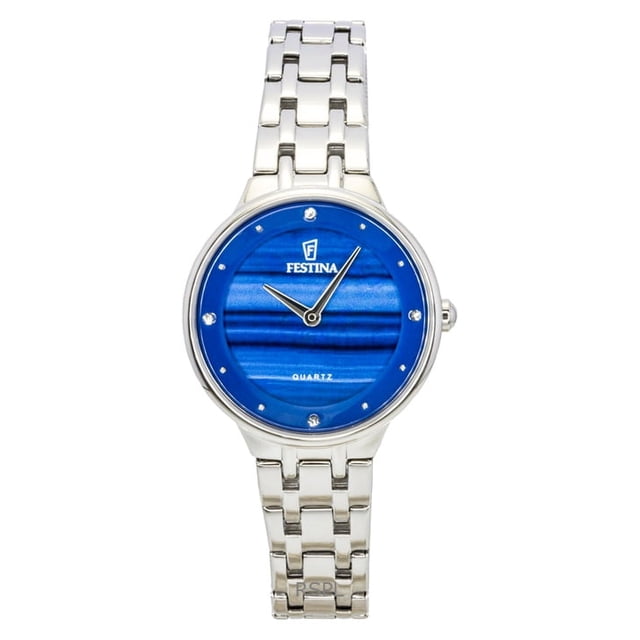 Festina Reloj Mademoiselle de Acero Inoxidable con Esfera Azul de Cuarzo F20600-A para Mujer