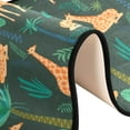 thumbnail image 6 of SKYSONIC 2X6 Feet Dinosaurs Tropical Cactus Runner Rug with Rubber Backing, Coconut Tree Summer Non Slip Entryway Rug Runner Washable Soft Area Rug Carpet for Hallway Bedroom Kitchen Decor, 6 of 6