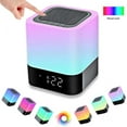 thumbnail image 2 of Lampe de Chevet à Contrôle Tactile, Haut-Parleur Bluetooth LED, Lumière de Nuit Dimmable Haut-Parleur Sans Fil, Haut-Parleur Bluetooth Portable, 48 LED Changeant de Couleur, 2 of 9