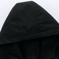 thumbnail image 3 of Men's Lightweight Jackets Waterproof Hooded Casual Windbreaker Jacket With Multiple Zippers Large Cargo Pockets Fall Winter Athletic Outerwear, 3 of 6